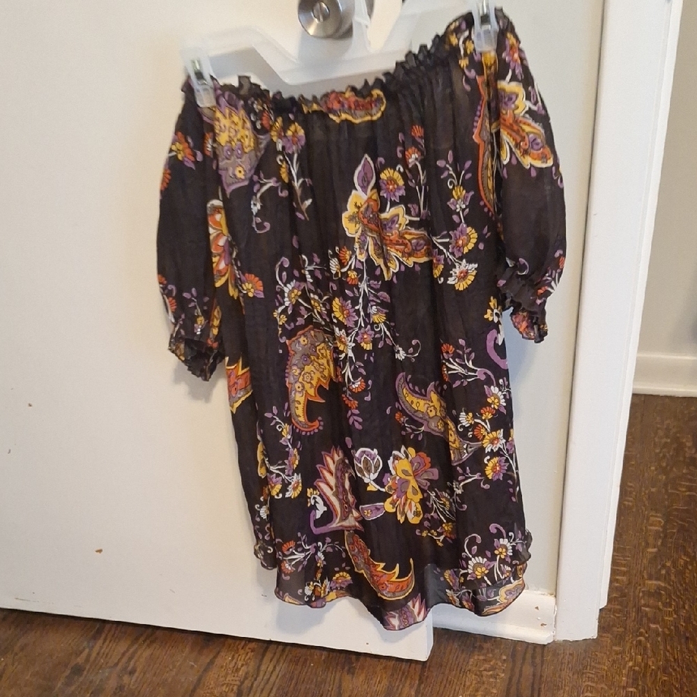 Floral Off-Shoulder Women's Top